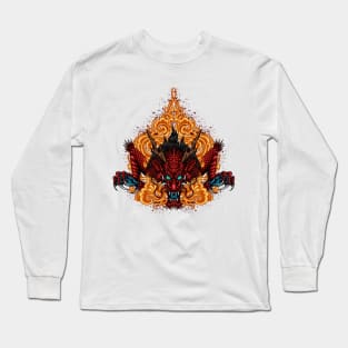 chinese dragon fire Long Sleeve T-Shirt